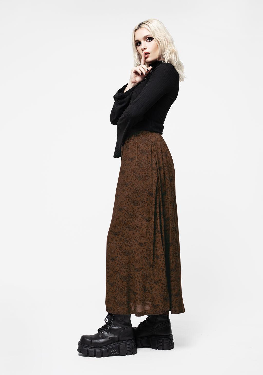 Rosamoth Button Up Midi Skirt Product Image