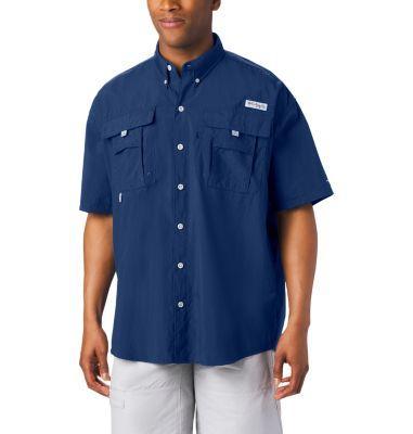 Mens Big & Tall Columbia Bahama II Shirt Blue Product Image