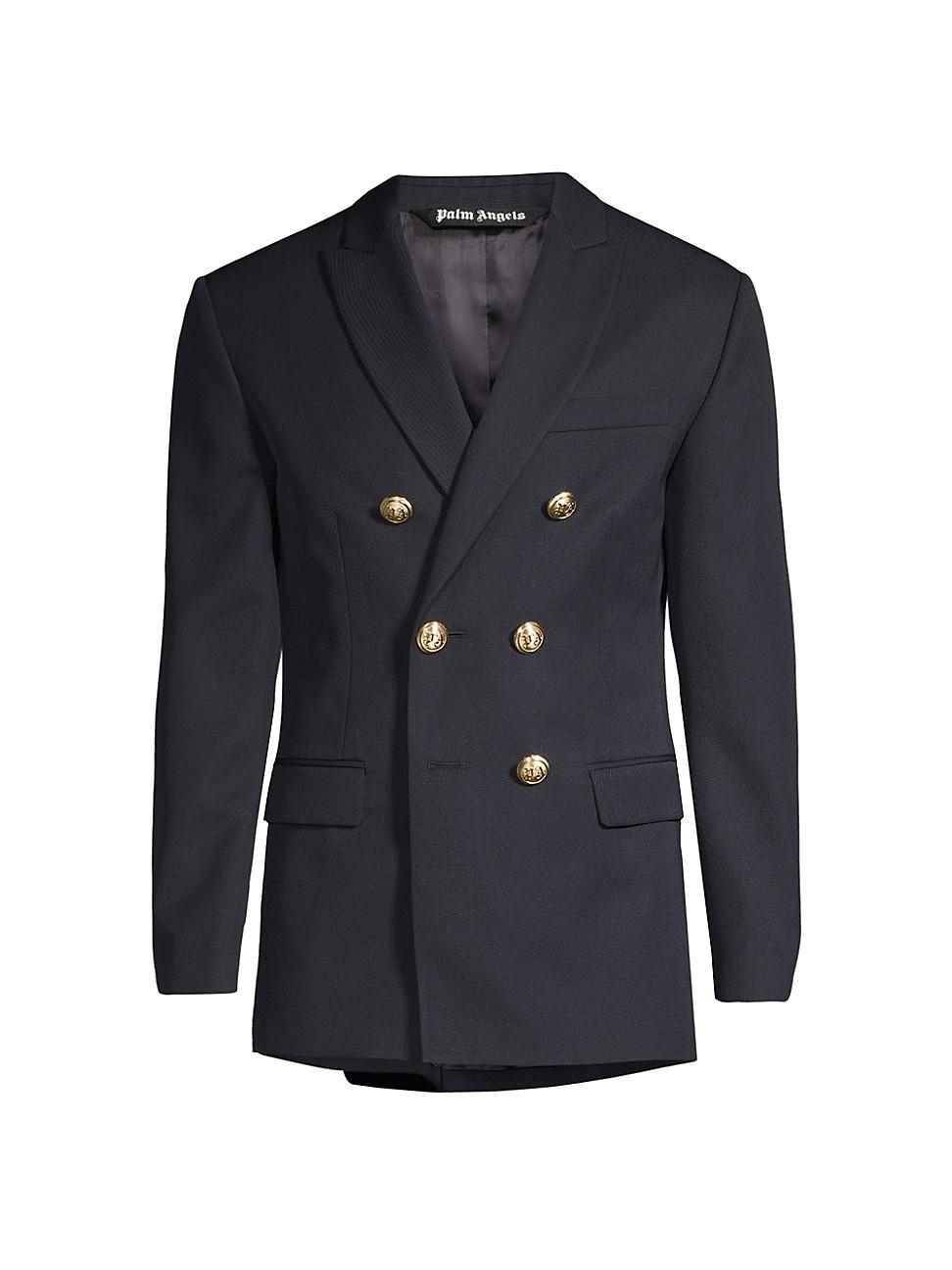 Mens Palm Double-Breasted Blazer Product Image