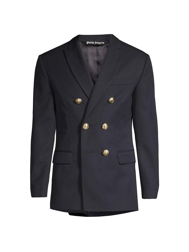 Mens Palm Double-Breasted Blazer Product Image