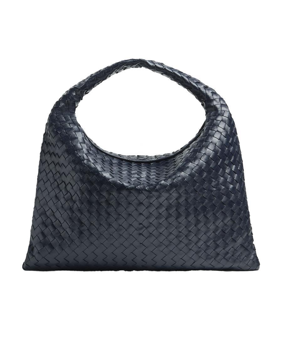 BOTTEGA VENETA Large Hop Bag In Blue Product Image