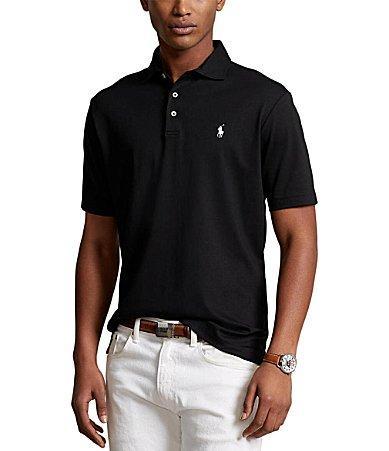 Men's Classic Fit Soft Cotton Polo In Resort Green Heather Product Image