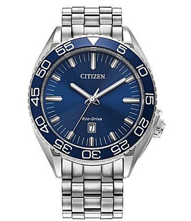 Citizen Mens Carson Analog Stainless Steel Bracelet Watch Product Image