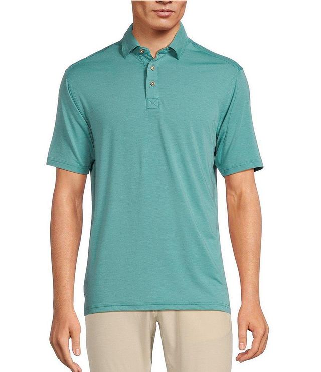 Rowm Rec & Relax Short Sleeve Performance Solid Polo Shirt Product Image