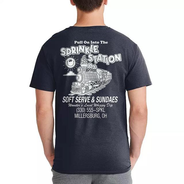 Mens Sprinkle Station Graphic Tee Blue Product Image