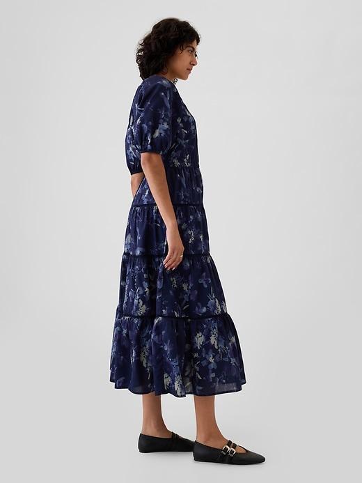 Tiered Maxi Shirtdress Product Image