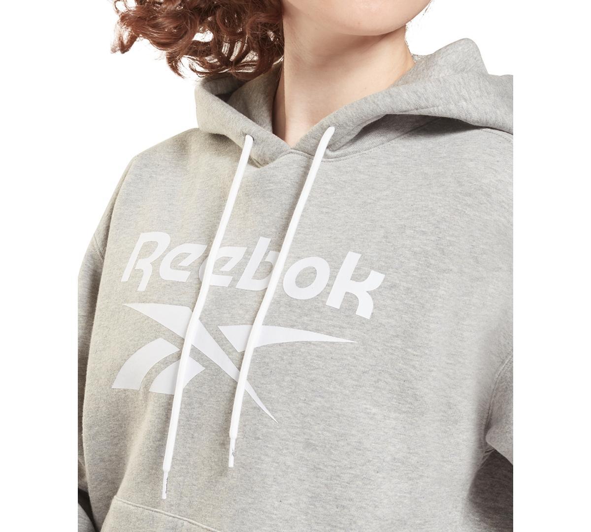 Reebok Womens Big Logo Fleece Hoodie Product Image