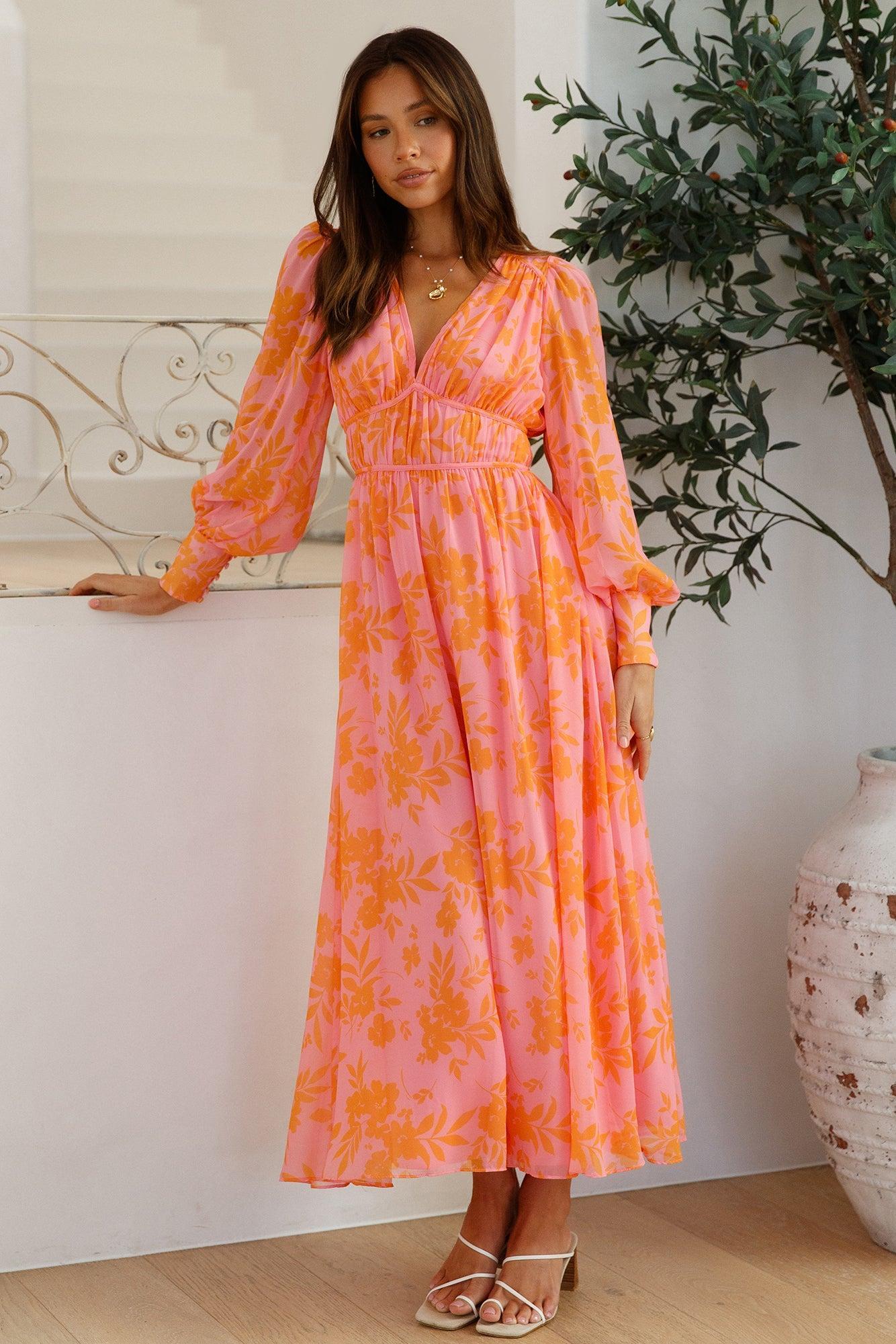 In A Magical Dream Maxi Dress Pink Product Image