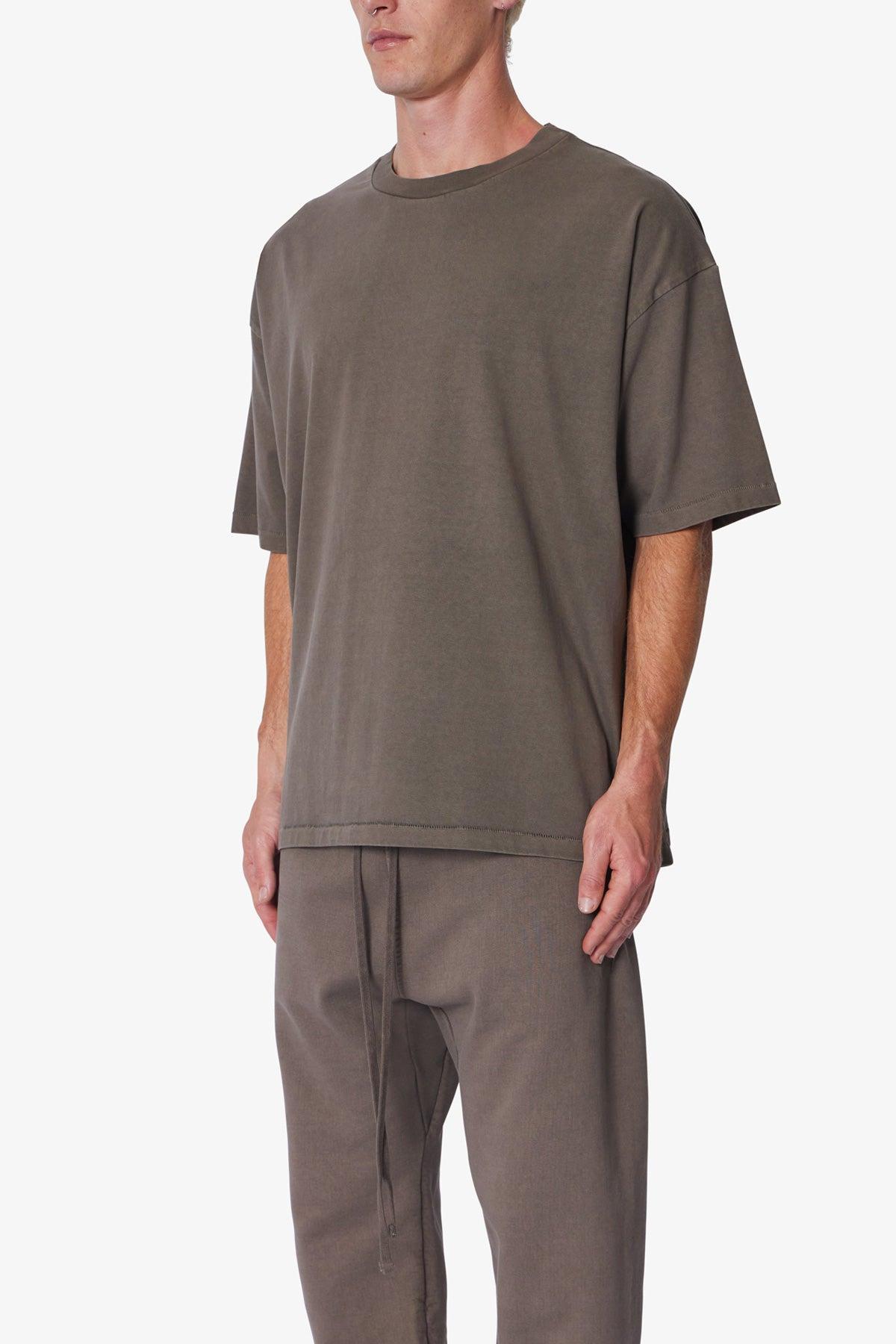 Heavy Every Day Boxy Tee - Muddy Grey Product Image