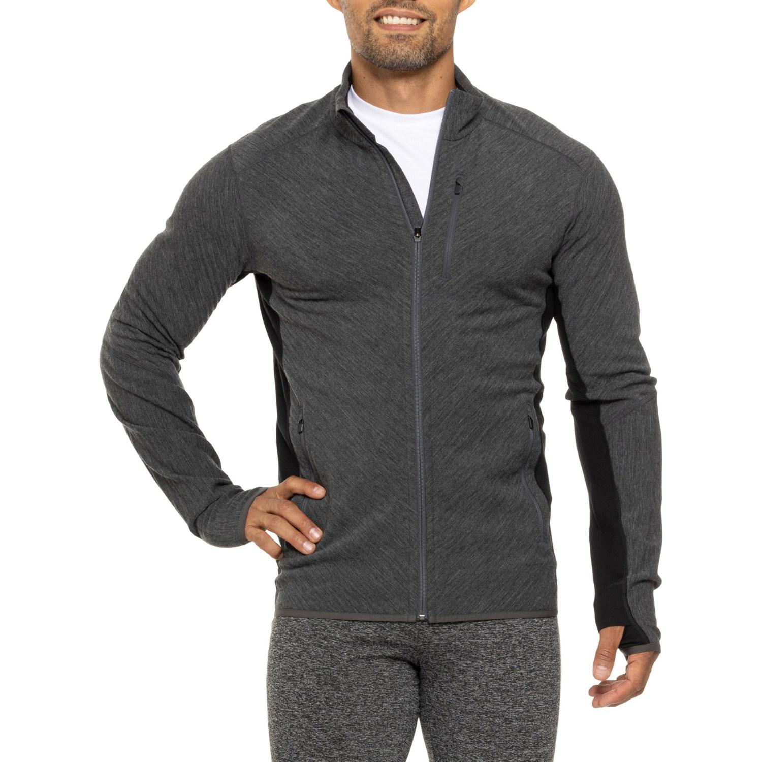 Icebreaker Descender Full-Zip Base Layer Top - Merino Wool, Long Sleeve Product Image