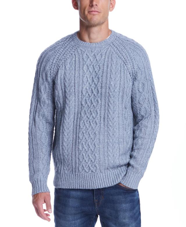 Weatherproof Vintage Mens Chunky Cable Crewneck Sweater Product Image