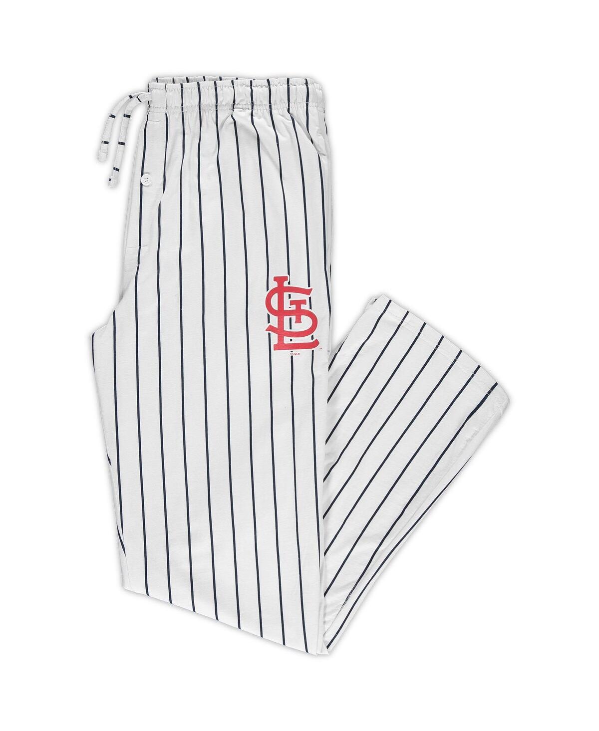 Mens Concepts Sport /Navy St. Louis Cardinals Big & Tall Pinstripe Sleep Pants Product Image