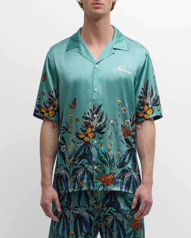 Mens Botanical Silk Camp Shirt Product Image