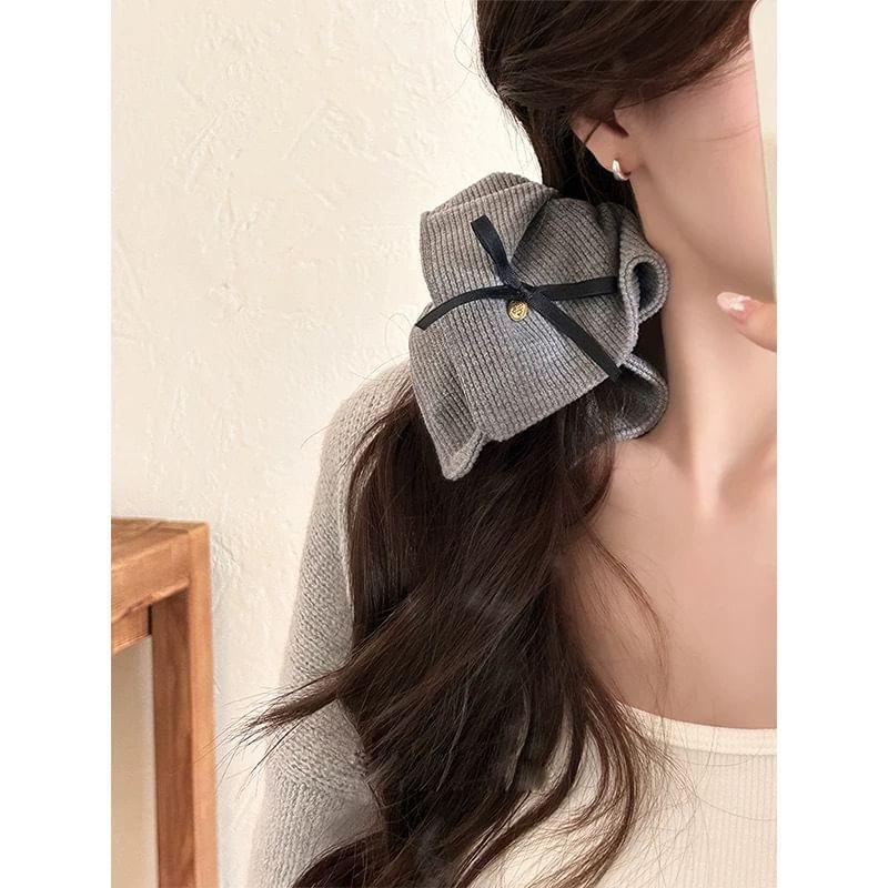 Ribbon Square Fabric Scrunchie Product Image