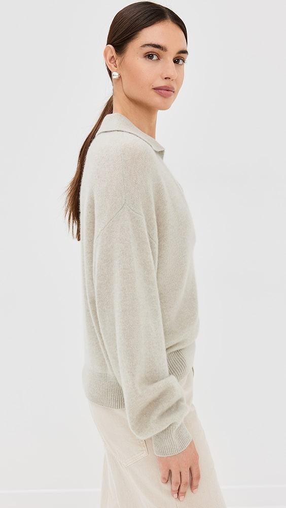 Le Kasha Jackson Brushed Cashmere Open Collar Sweater | Shopbop Product Image