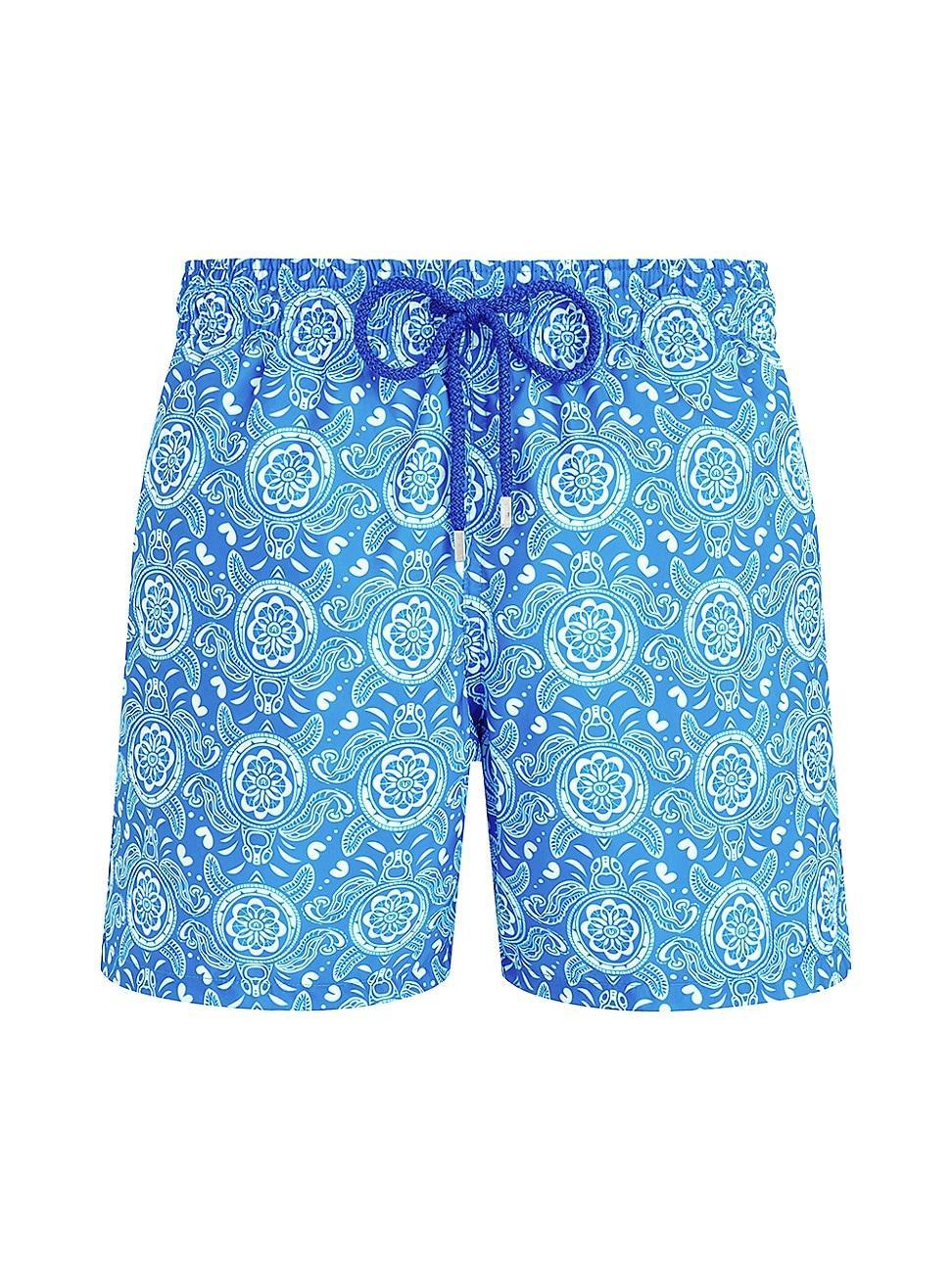 Mens Graphic Turtle Swim Shorts Product Image