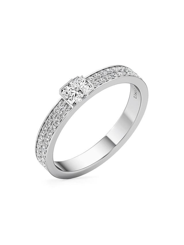 Womens Meta 18K White Gold & 0.83 TCW Lab-Grown Diamond Ring Product Image