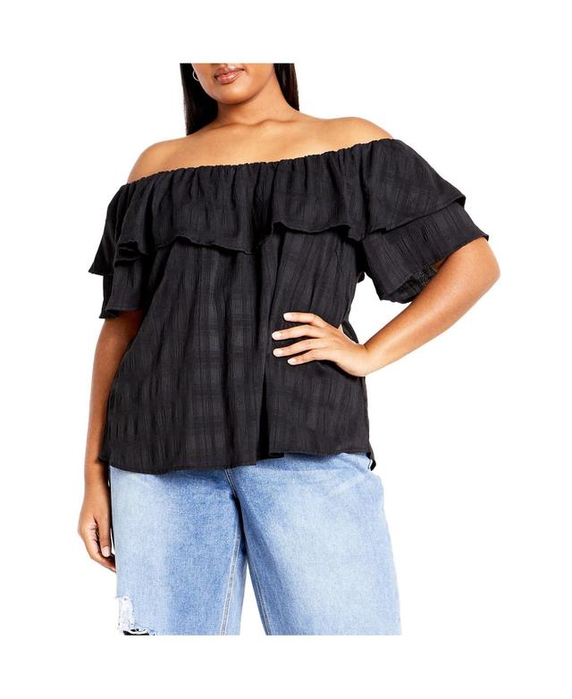 City Chic Womens Christy Off Shoulder Top Product Image