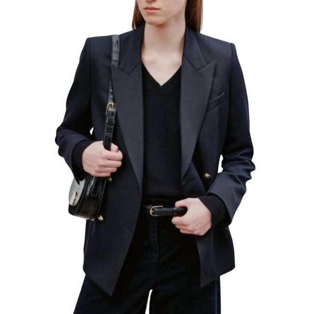 Veda Jacket In Midnight In Black Product Image