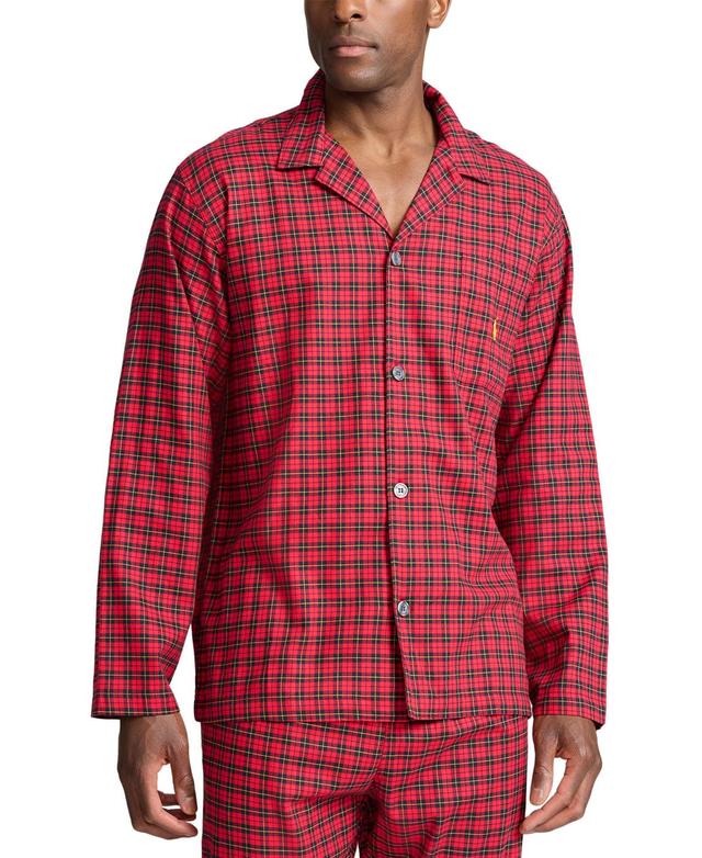 Polo Ralph Lauren Mens 2-Pc. Plaid Flannel Pajamas Set - ELIOT PLAID Product Image