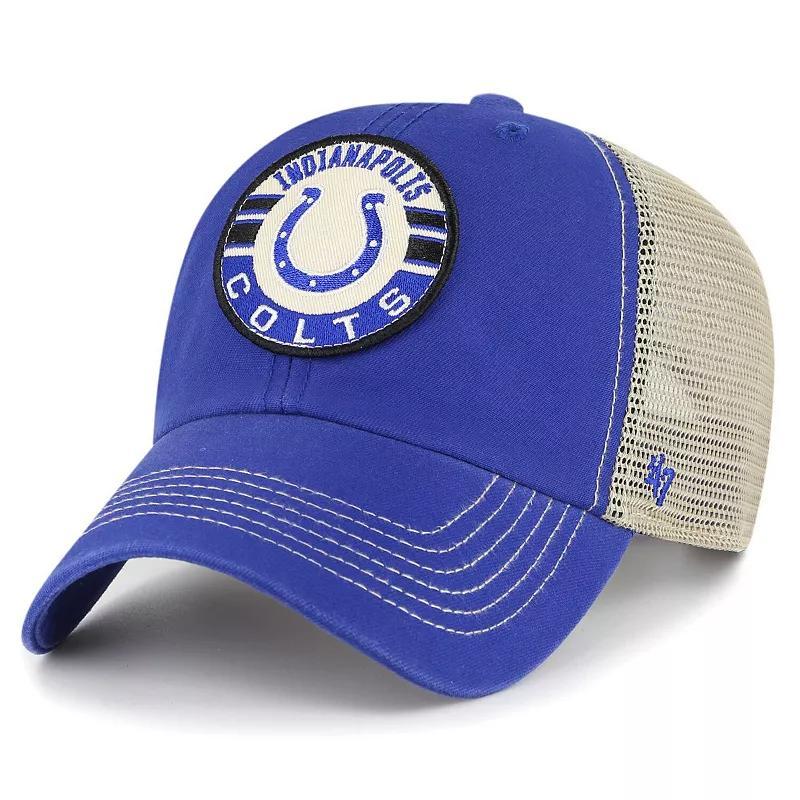 Mens 47 Brand Royal Indianapolis Colts Notch Trucker Clean Up Adjustable Hat - Royal Product Image