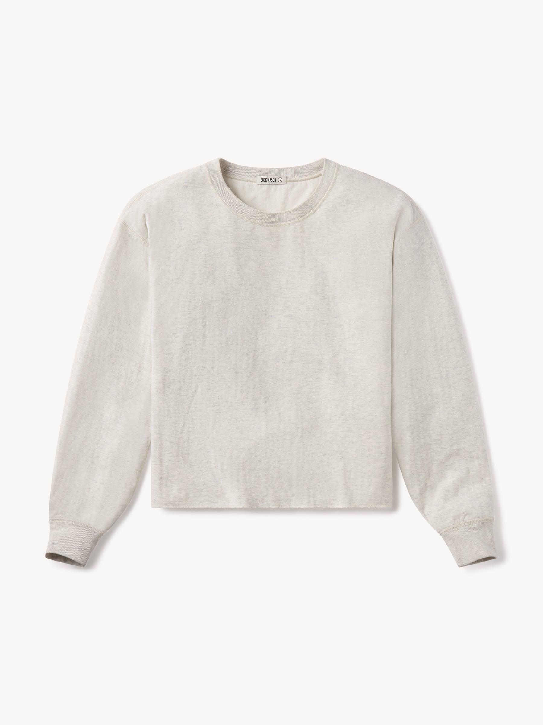 Heather Oat Double Knit Thermal L/S Crew Product Image