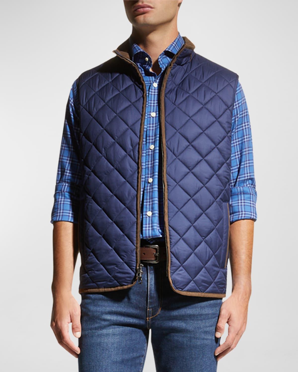 Mens Crown Essex Quilted Vest Product Image