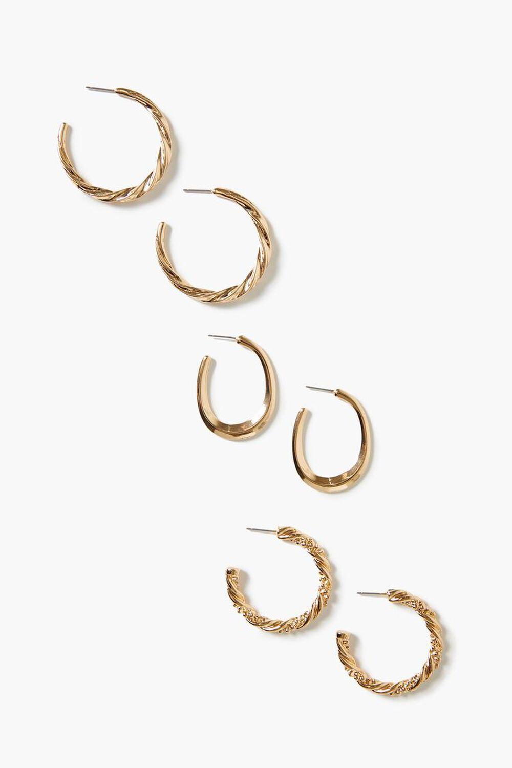 Twisted Hoop Earring Set | Forever 21 Product Image