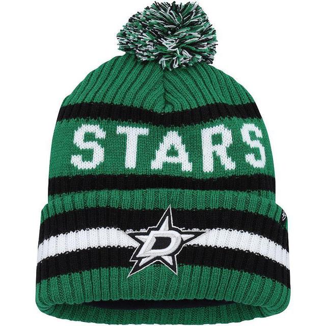 Mens 47 Kelly Green Dallas Stars Bering Cuffed Knit Hat with Pom Product Image