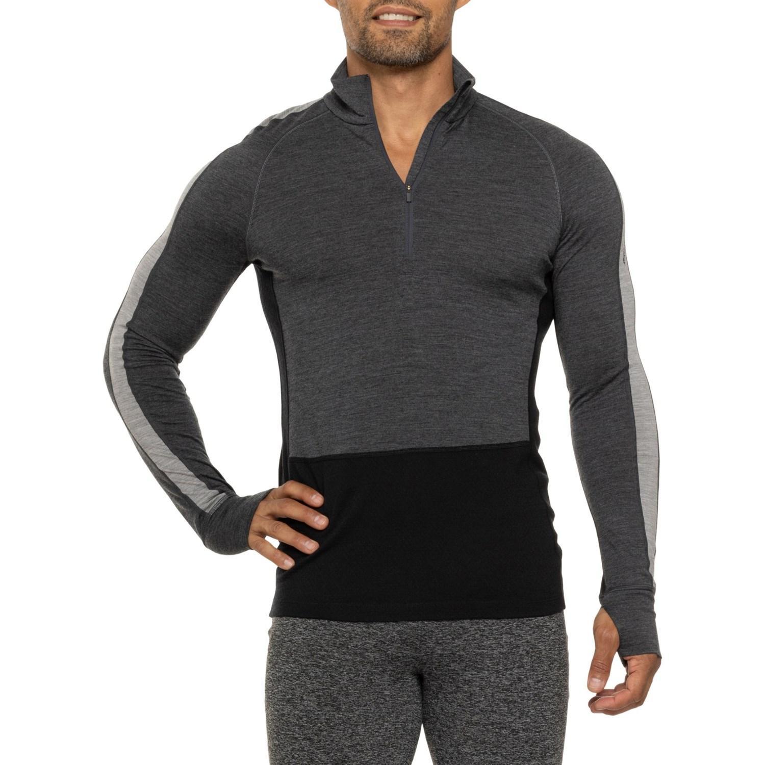 Icebreaker ZoneKnit 200 Base Layer Top - Merino Wool, Zip Neck, Long Sleeve Product Image