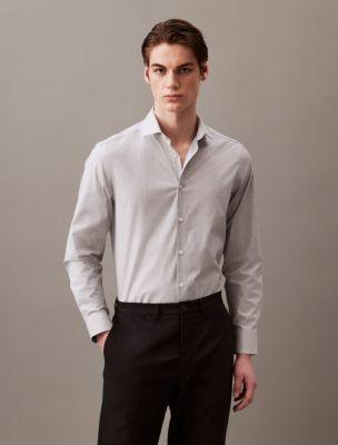 Steel Slim Fit Stripe Button-Down Shirt Product Image