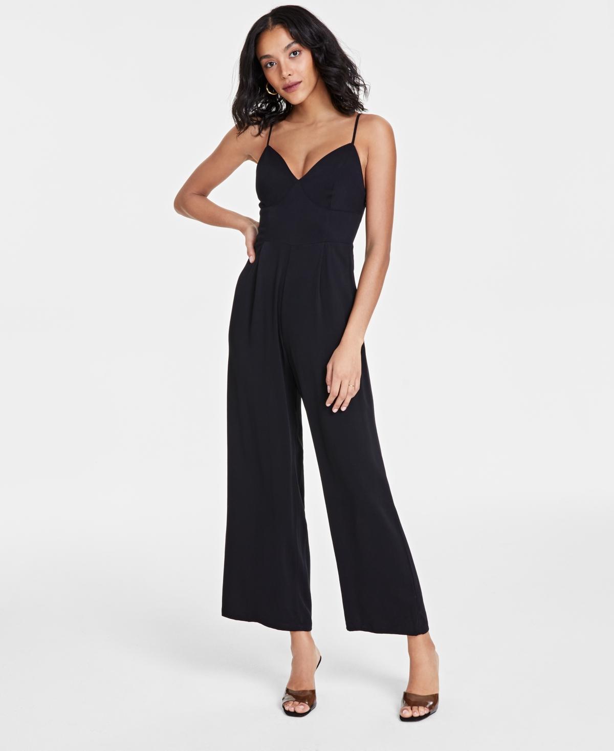 Bar Iii Womens Sleeveless Sweetheart Jumpsuit, Created for Macys Product Image