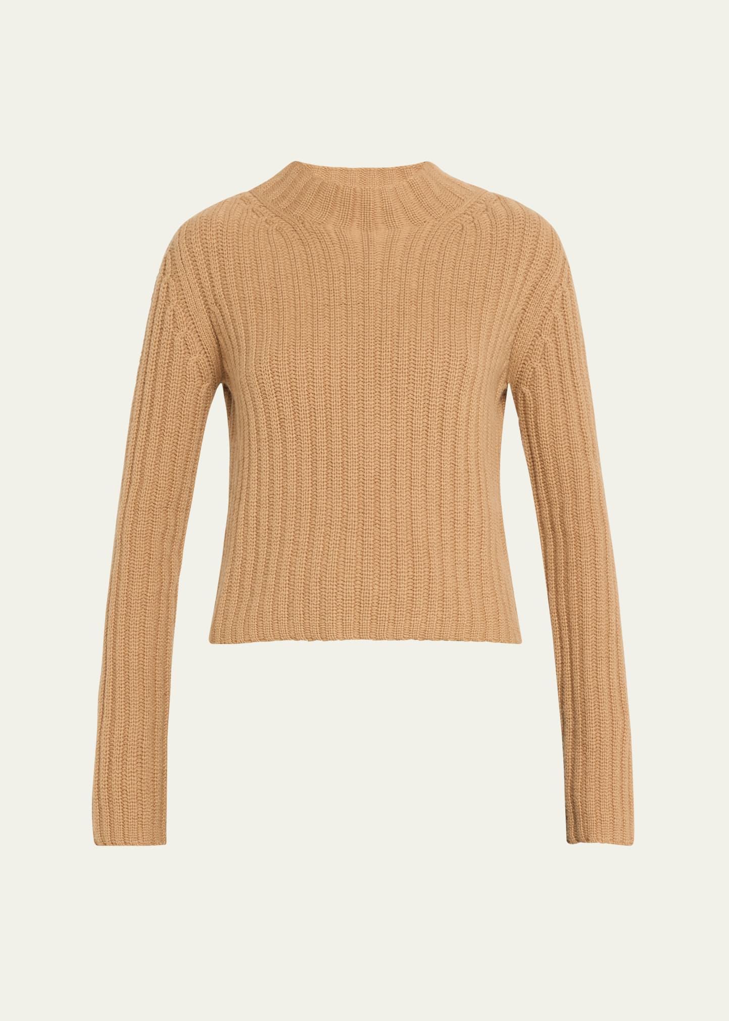 MAX MARA Aloa Wool Cashmere Sweater In Camel Product Image