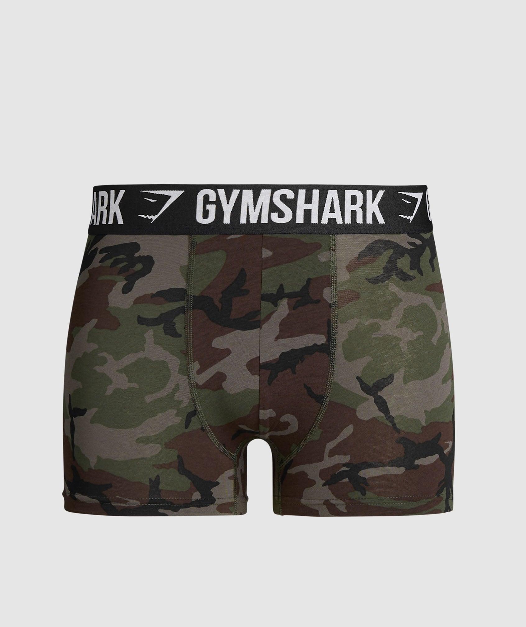 Gymshark Boxer Brief - Winter Olive Male Product Image