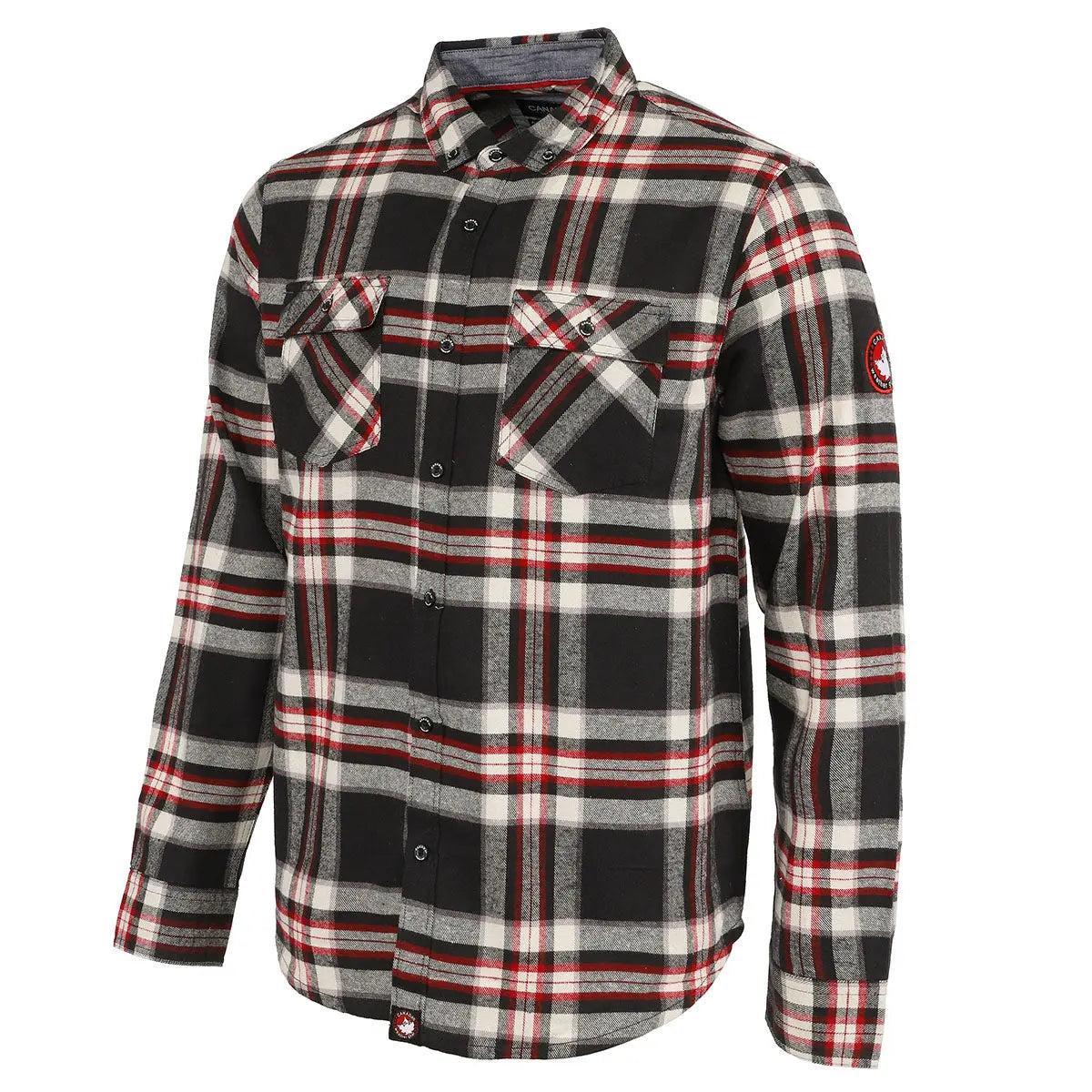 Canada Weather Gear Men's Flannel With Chambray Lined Collar Product Image