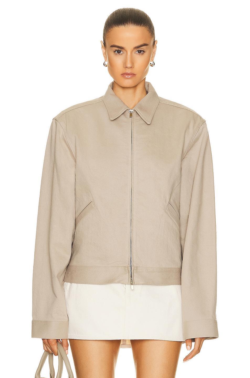 Fear of God Eternal Denim Jacket in Beige Product Image