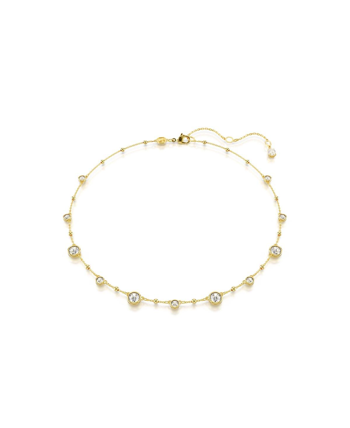 Womens Imber Gold-Plated & Crystal Station Necklace Product Image