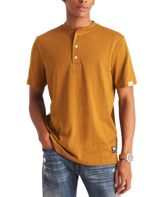 Nautica Mens Classic-Fit Solid Henley Product Image