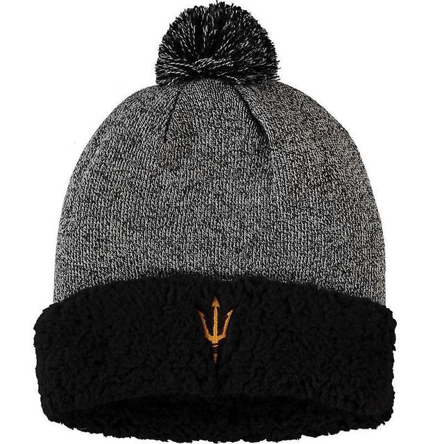 Womens Top of the World Arizona State Sun Devils Snug Cuffed Knit Hat with Pom Product Image