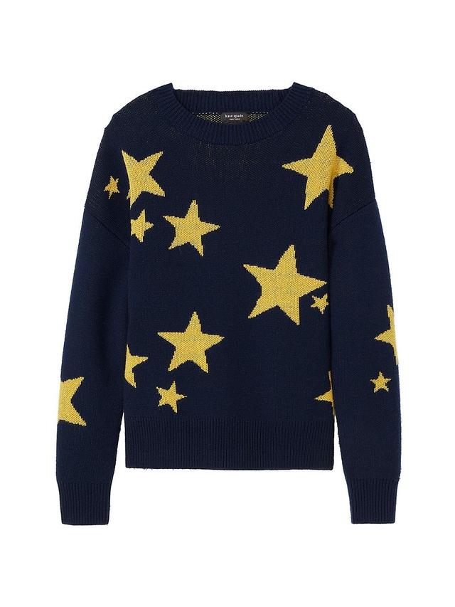 Womens Wool-Blend Star Sweater Product Image