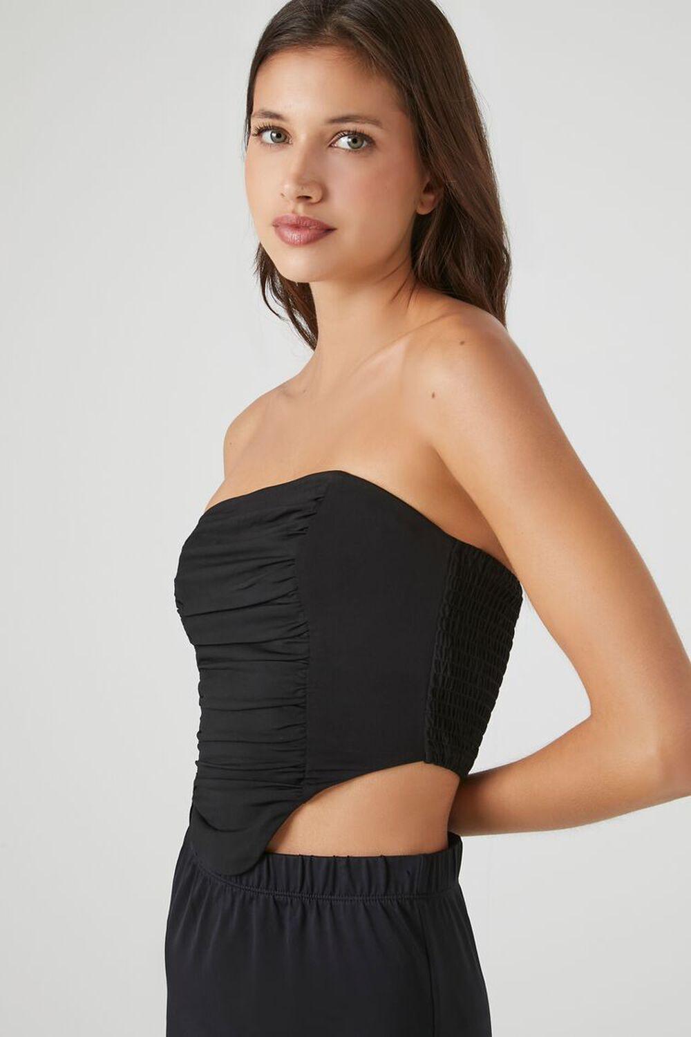 Smocked Tube Crop Top | Forever 21 Product Image