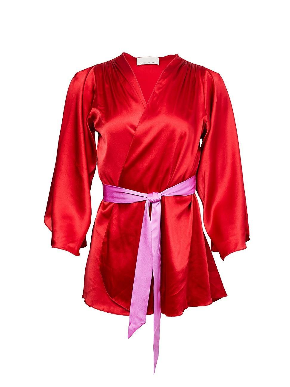 Womens Angel-Sleeve Robe Product Image