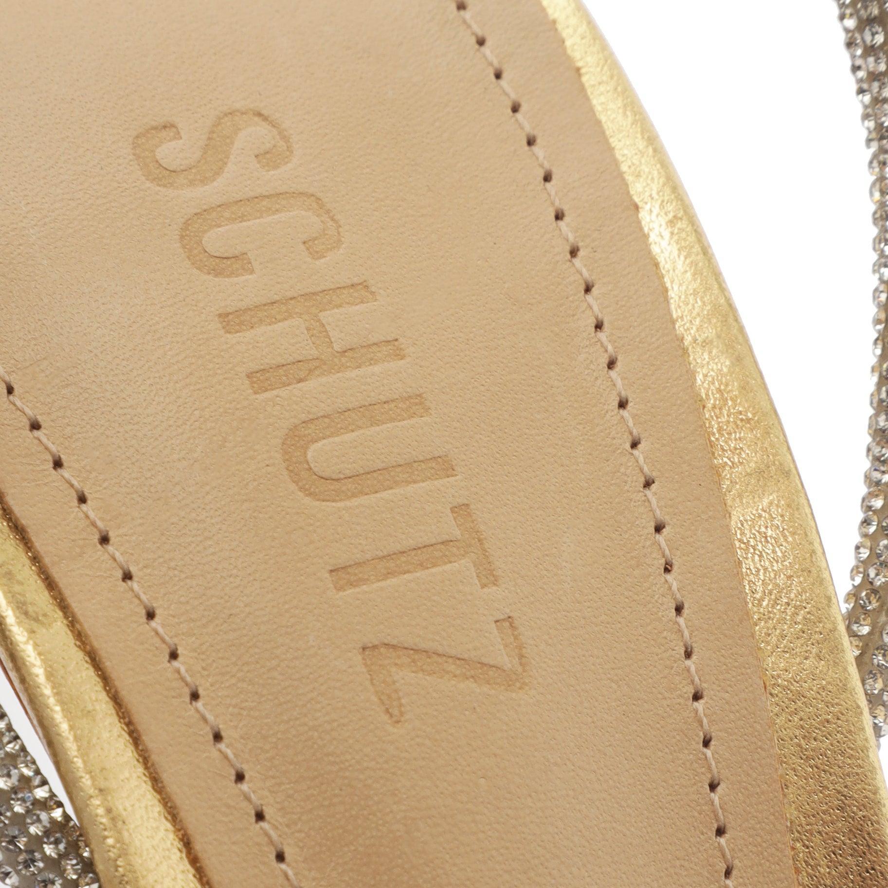 Jewell Metallic Nappa Leather Sandal Product Image