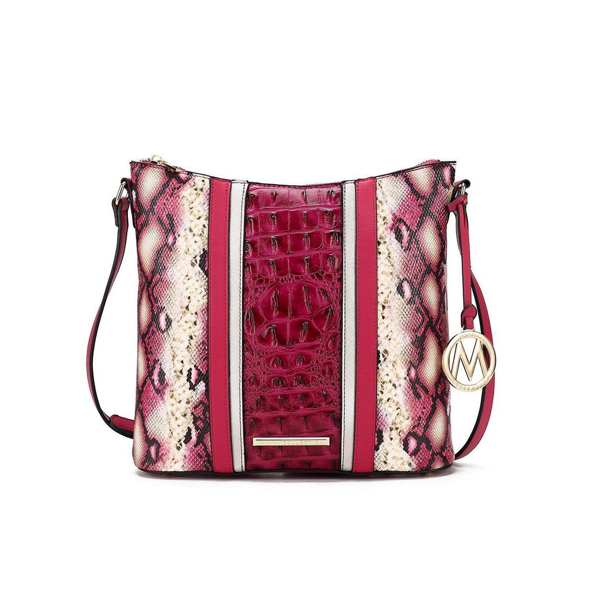 Mkf Collection Meline Croco & Snake Embossed Womens Shoulder bag by Mia K Product Image