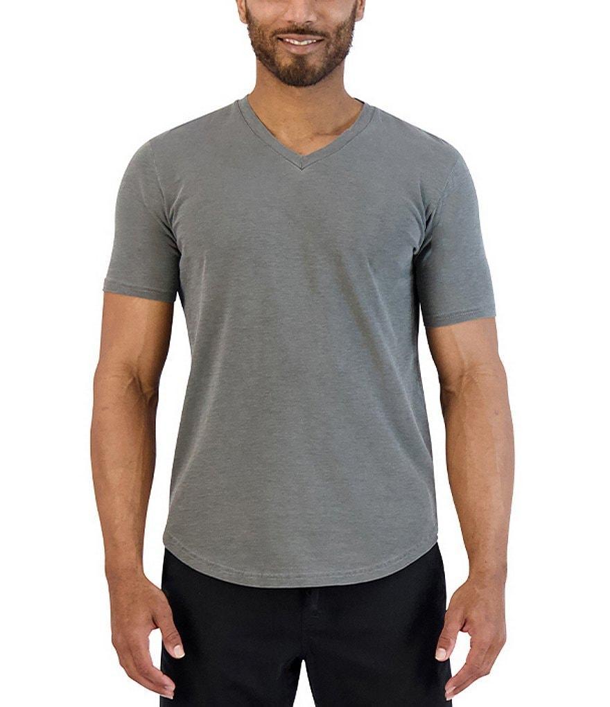 Goodlife Sun-Faded Slub Scallop Short-Sleeve V-Neck T-Shirt Product Image