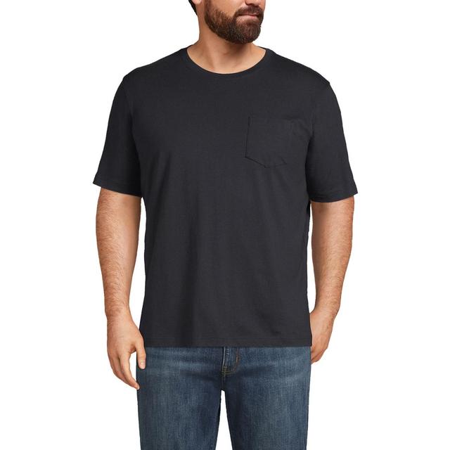 Lands End Mens Super-t Short Sleeve T-Shirt with Pocket Product Image