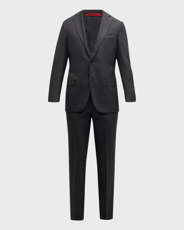 Men's Plaid Wool Suit Product Image