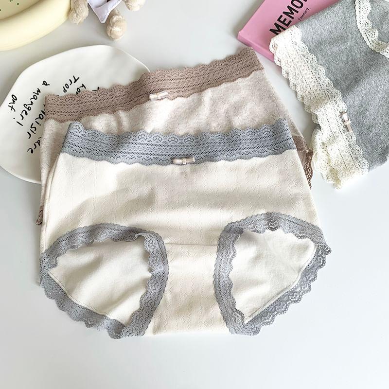 Lace Trim Panty Product Image