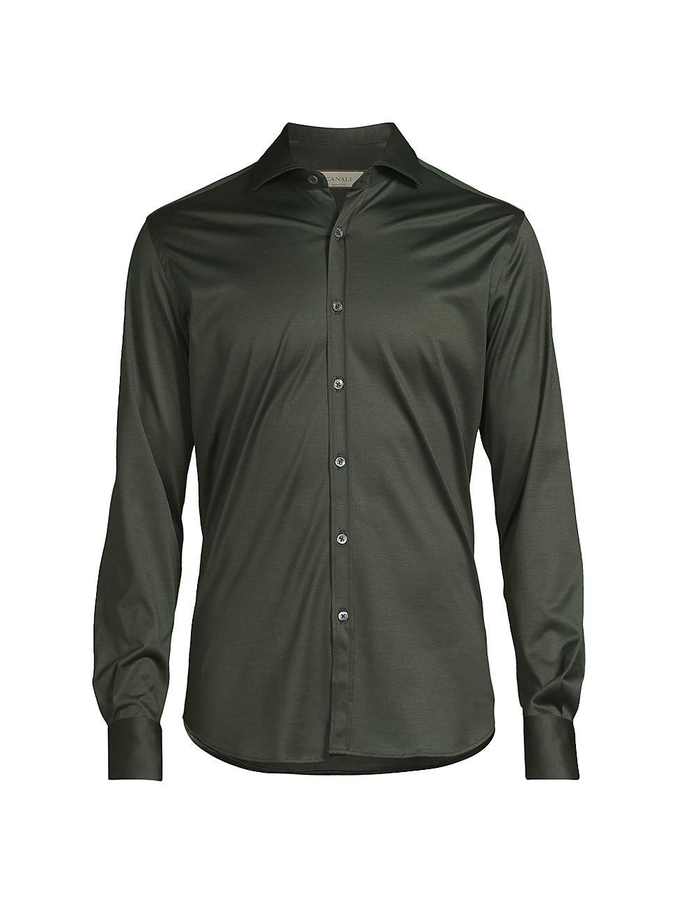 Mens Cotton Button-Front Shirt product image