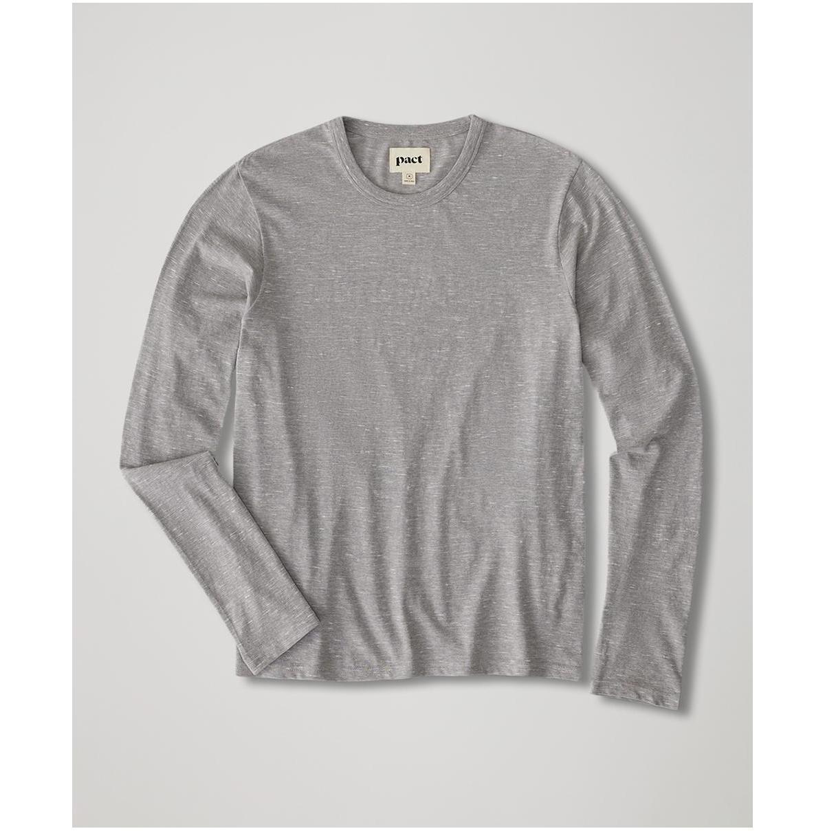 Organic Cotton The Mix Long Sleeve Crew Tee Product Image